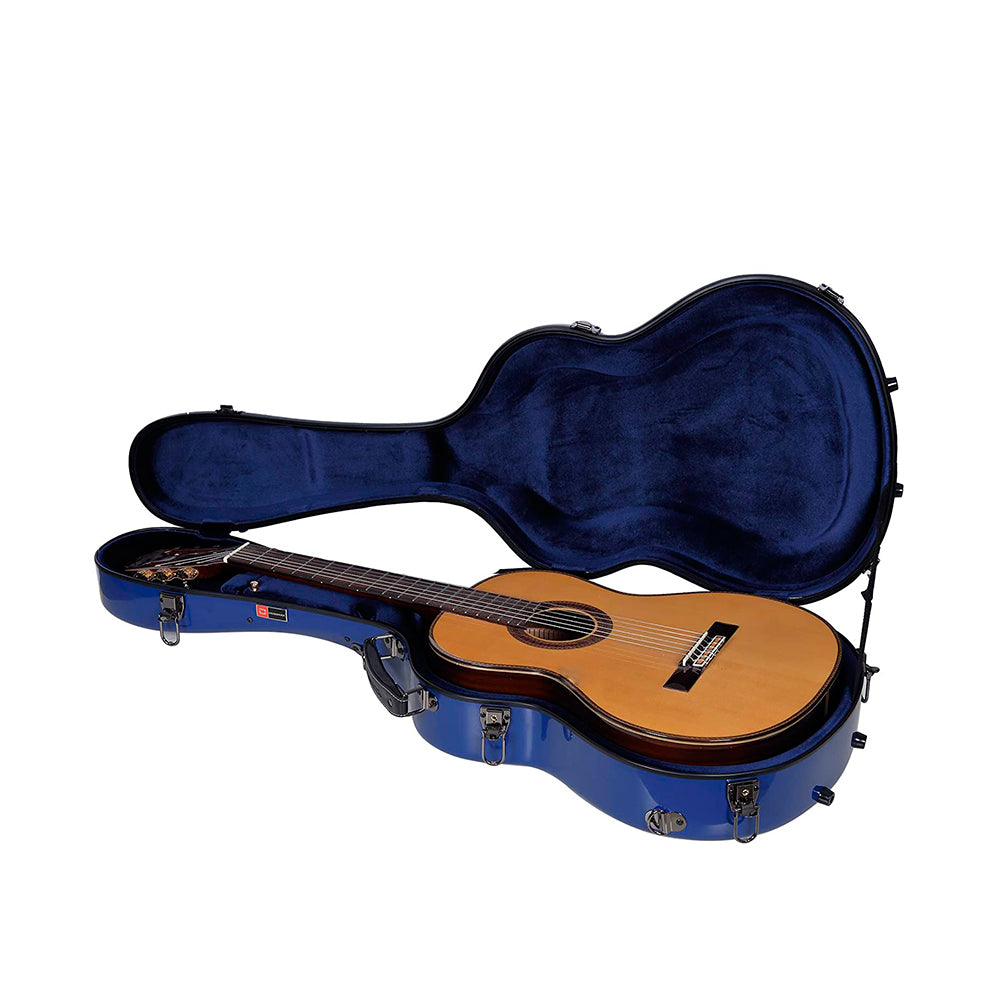 Crossrock Fiberglass Guitar Case Blue