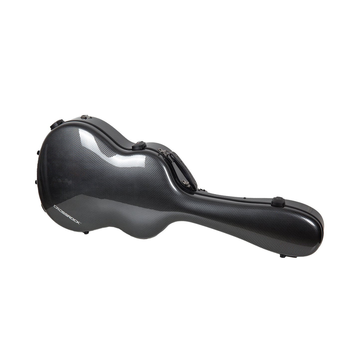 Crossrock Ultra-Light Fiberglass Guitar Case Black