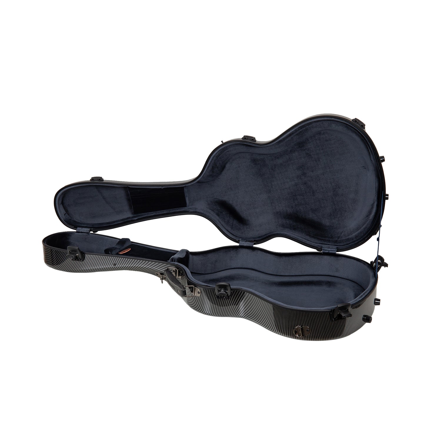 Crossrock Ultra-Light Fiberglass Guitar Case Black