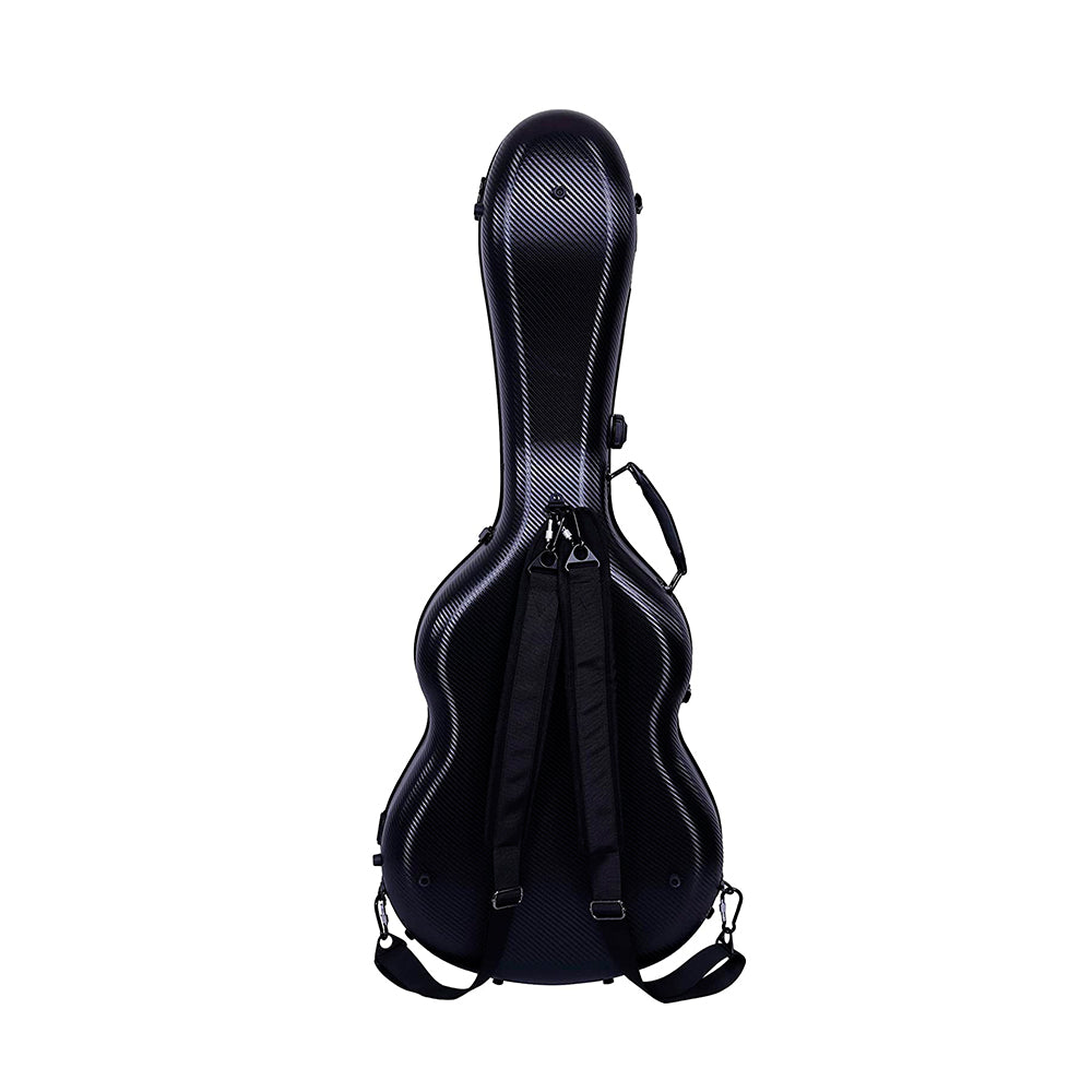 Crossrock Poly Carbon Guitar Case Black