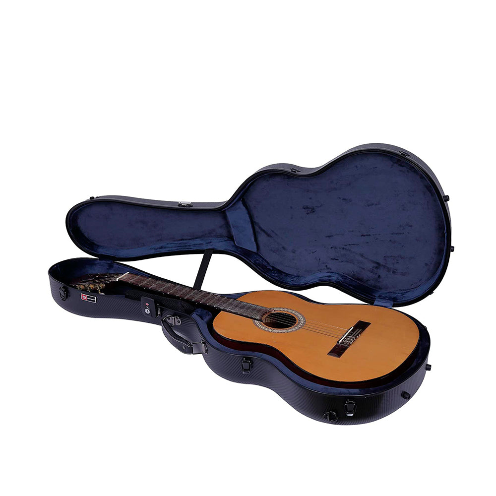 Crossrock Poly Carbon Guitar Case Black