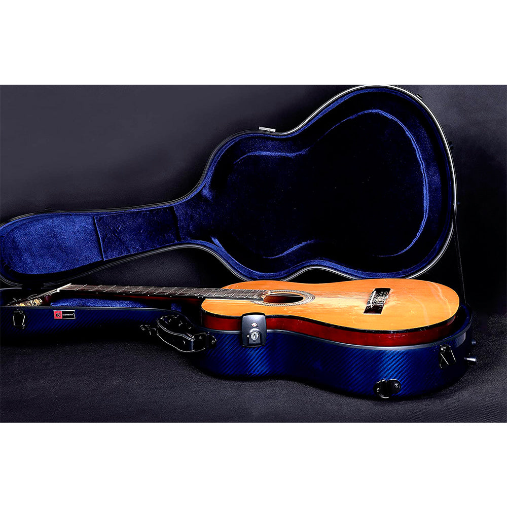 Crossrock Air Carbon Guitar Case Blue