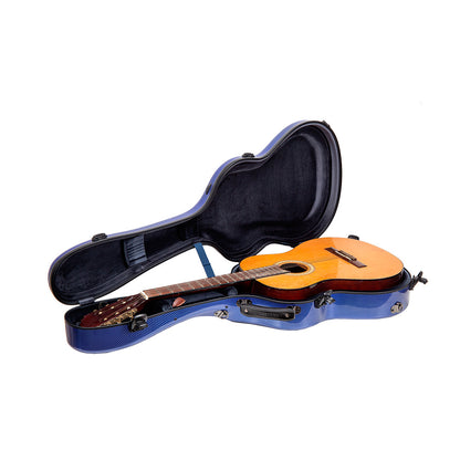 Crossrock Ultra-Light Fiberglass Guitar Case Blue