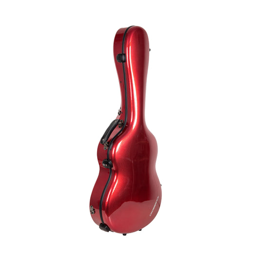 Crossrock Ultra-Light Fiberglass Guitar Case Red