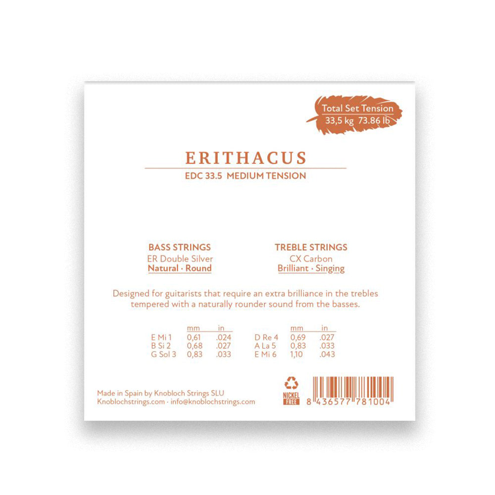 Knobloch Erithacus Carbon EDC33.5 Guitar String Set