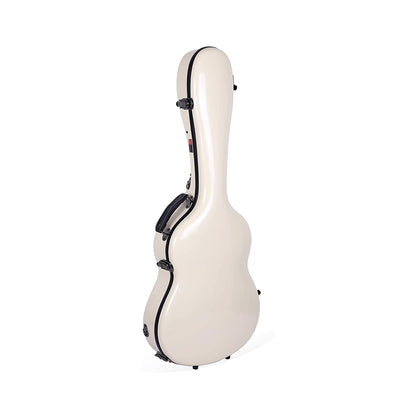 Crossrock Fiberglass Guitar Case Ivory